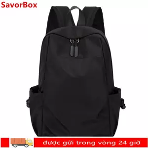 Túi đi học đeo vai nhỏ SAVORBOX, Ba lô nam Mini màu trơn chống thấm nước, Ba lô nam du lịch nhẹ chống mài mòn