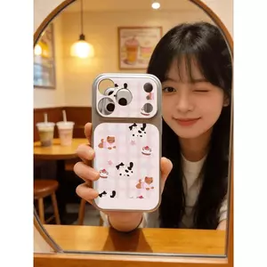 Bột động vật nhỏ cho iPhone17promax trường hợp iPhone16/15/14 chống rơi 13/12pro