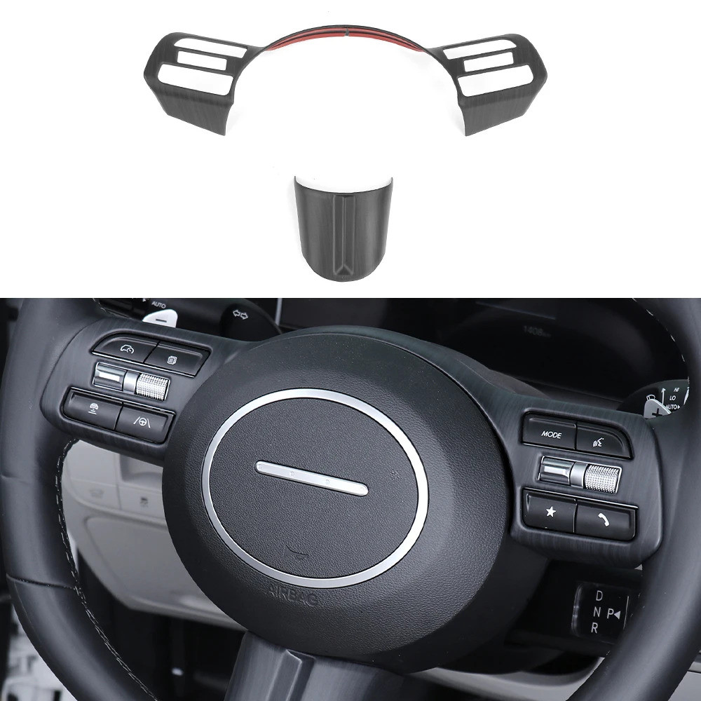 Dành Cho Xe Hyundai Tucson NX4 2025 Họa Tiết Hạt Gỗ Bảng Điều Khiển Nội Thất Bảng Điều Khiển Trung Tâm Bánh Răng Dịch Chuyển Nút Cửa Sổ Lỗ Thông Khí Bao