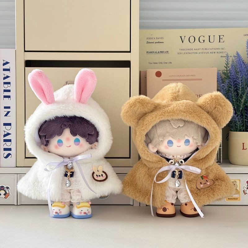 Quần áo trẻ em 10-20cm 20 Quần áo búp bê Cotton sang trọng dễ thương Áo choàng Áo choàng thời trang giá rẻ Chó con