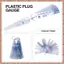 1 gói Dụng cụ đo cảm biến bằng nhựa Dụng cụ đo độ dày 0,05-3mm Máy đo cảm biến 25 trong 1 để đo khoảng cách (R F C V)