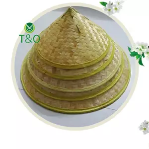 Mũ nón tre mây retro dệt thủ công - Che nắng, đạo cụ khiêu vũ