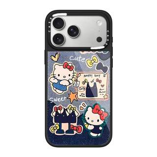 CASECASE X Hello Kitty Sweet Star Case Chống Trầy Xước Từ Hút Kính Cho IPhone 17 Air 16 15 14 Pro Max Plus Ốp Lưng Cứng Có Hộp Khắc Logo