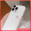Cặp đôi hoạt hình gấu bông trong suốt gắn tương thích cho IPhone 16 17 11 15 13 14 12 Pro Max 17AIR 7 8 15 Plus X XR Max 7Plus