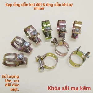 Ống Gas Kẹp Mạnh Mẽ Kẹp Mạ Kẽm Ống Khí Tự Nhiên Họng Kẹp Ống Khí Hóa Học Kẹp Hoop Bếp Phụ Kiện DCCC