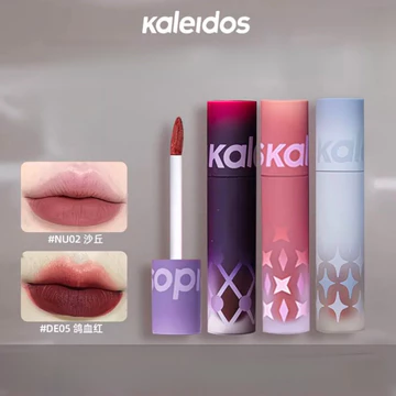 Kaleidos Son Bột Kem Matte Niche Son Môi Môi Bùn Dưỡng Ẩm Lâu Dài Nữ Chống Dính Cốc Son Bóng