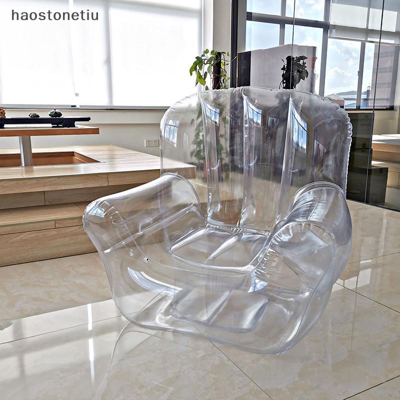 Ghế bơm hơi trong suốt PVC dày cho cắm trại ngoài trời - Sofa người lớn tiện lợi
