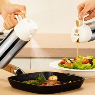 [flyingfishla] 1 Chai Dầu Xịt Inox 316, Bình Đựng Dầu Nấu Ăn Nhà Bếp 500ml Cắm Trại Ngoài Trời BBQ Giấm Xịt Chai