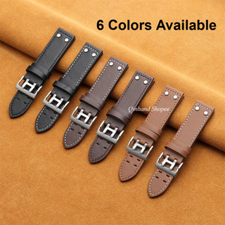 Dây đeo đồng hồ da bò chính hãng 20mm 22mm cho Hamilton Dây đeo đồng hồ thay thế cho nam nữ Vòng tay