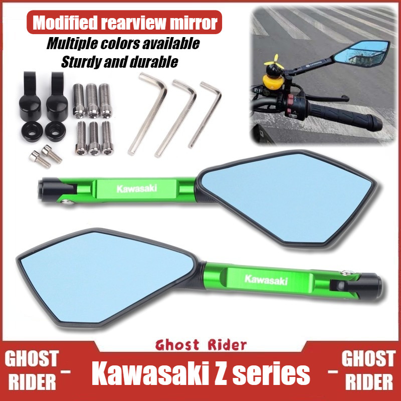 Dành Cho Kawasaki Z900 Z1000 Z800 Z750 Z650 Z300 Z250 Z125 Gương Chiếu Hậu Xe Máy Gương Phản Quang