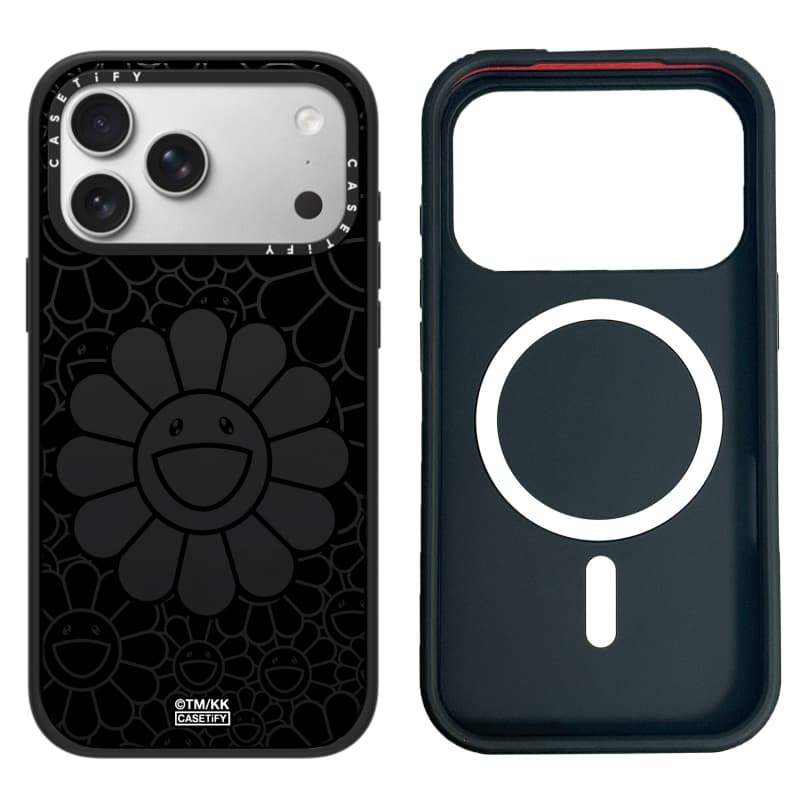 CASECASE X Hoa Đen Ốp Lưng Máy Ảnh Trắng Vòng Phiên Bản Mờ Đen Cứng Hút Từ Tính Tác Động Dành Cho Apple IPhone 13 14 15 16 17 Pro Max Air Plus Có Hộp