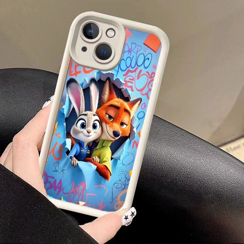 Tương thích với Redmi Note 11 10 9 11T Pro + 11s 10s 9s Ốp điện thoại Zootopia Judy Hopps Nick Silicone Soft Cover