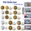 Bộ 40 Cúc Quần Jean Bằng Kim Loại Có Thể Tháo Rời Đường Kính 17mm, Thiết Kế Mosaic