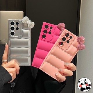 Vỏ Áo Khoác Nữ Xuống Cho OPPO Reno 13 13F 12 12F 11 11F Pro F27 F25 Pro F23 5G 4G Vỏ Điện Thoại Mềm Chống Sốc Sang Trọng Dễ Thương