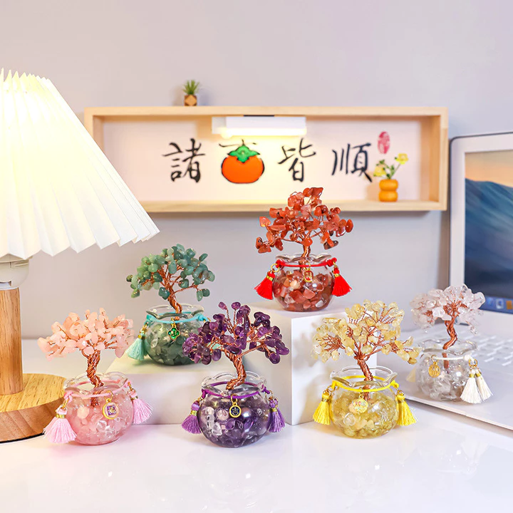 cây phát tài đá thạch anh trang trí phòng trang trí phòng ngủ đồ trang trí bàn làm việc đồ trang bàn học trang xe decor khách đồ trang để bàn trang tết trang giường ngủ trang văn decor làm việc phong 