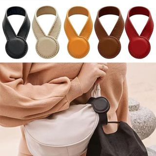 Giá đỡ mũ da MEGOCE, Kẹp mũ từ tính màu trơn di động, Da PU Mũ nam châm mạnh mẽ Kẹp giữ mũ du lịch