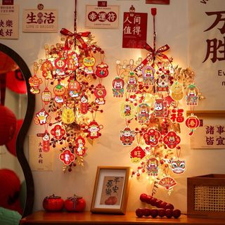 2026 Năm Ngựa Trang Trí Năm Mới Mặt Dây Chuyền Trái Cây Đỏ Lễ Hội Mùa Xuân Năm Mới Phòng Khách Trung Tâm Mua Sắm Trang Trí Không Khí Lễ Hội Hàng Năm Mới Đồ Trang Trí JJ