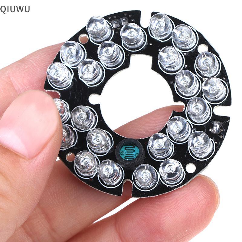 Đèn hồng ngoại QIUWU Bảng LED hồng ngoại 24 hạt 850nm cho camera giám sát.