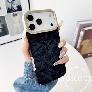 Kết cấu núi tuyết nhung mùa thu đông phù hợp cho vỏ điện thoại iPhone 17 Pro, vỏ bảo vệ Apple 16, mẫu mới 15 ProMax, 14 cao cấp, 13 vỏ mềm bao gồm tất cả