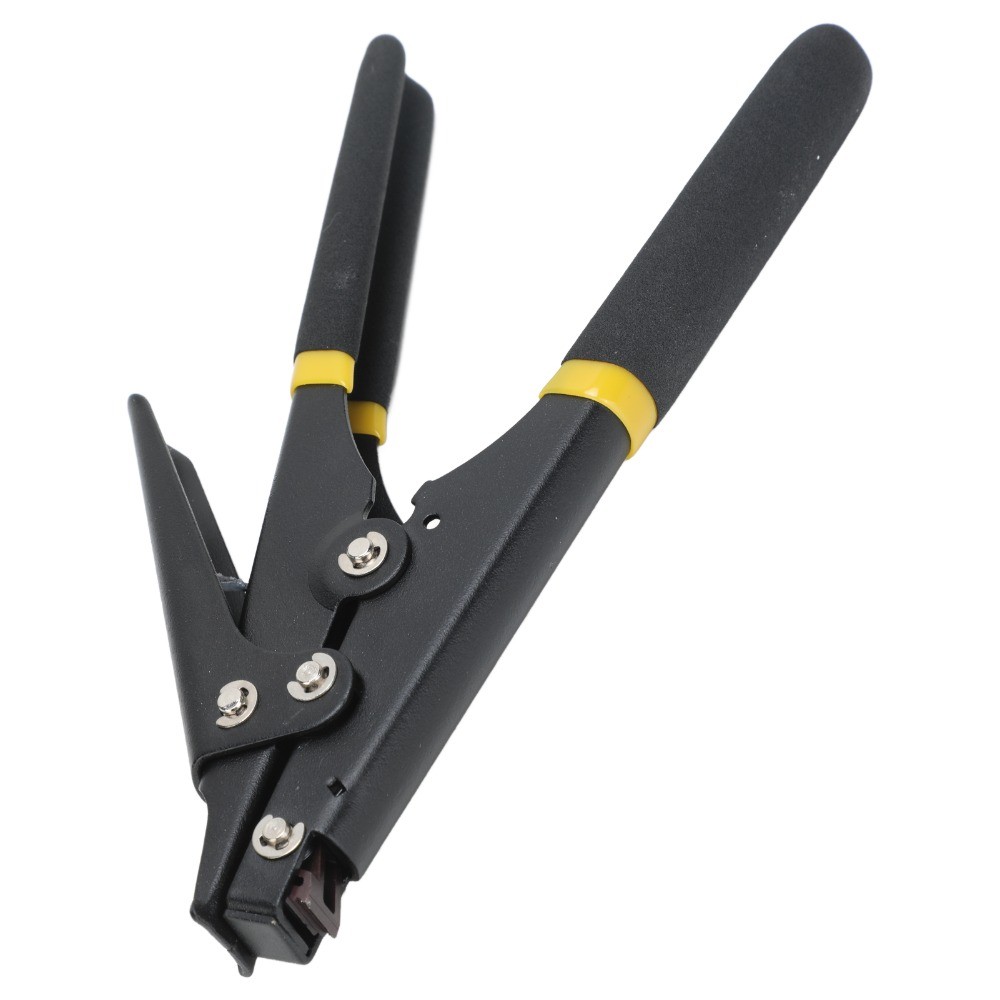 Công cụ buộc cáp DAYBREAK, Công cụ buộc dây kéo dài 8 Inch cắt xả, Thiết kế công thái học màu đen hiệu quả Công cụ cắt và căng thẳng có thể điều chỉnh để quản lý cáp