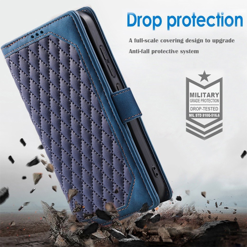 Dành Cho ZTE Blade A56 A 56 Bao Da Lật Đựng Thẻ Sách Ví Đứng Bảo Vệ Toàn Diện Cho ZTE Nubia A56 4G Vỏ Điện Thoại