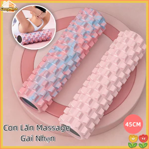 Con Lăn Massage Gai Nhọn Giãn Cơ Toàn Thân - Foam Roller Cao Cấp Tập Yoga Gym Tại Nhà Hiệu Quả Cao