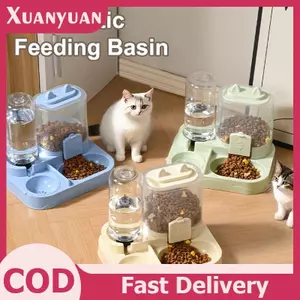 XUAN Gravity-Fed Tự Động Ăn Bát Thức Ăn Cho Chó Có Máy Đựng Nước Dung Tích Lớn Thức Ăn Cho Thú Cưng Hộp Đựng Đồ Cho Thú Cưng VN