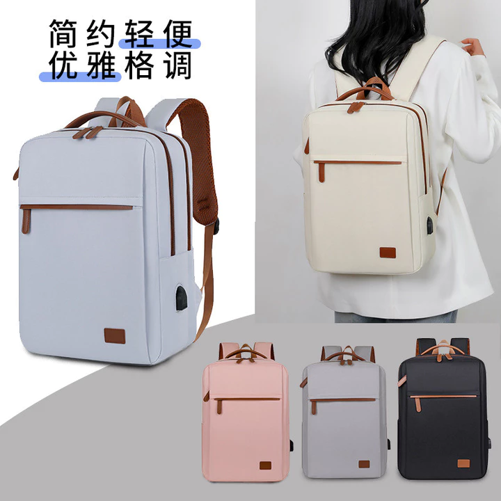 Ba lô doanh nhân Ba lô dung tích lớn đơn giản Ba lô chống nước cường độ cao Ba lô nam Túi mẹ Ba lô Túi đi học – 3
