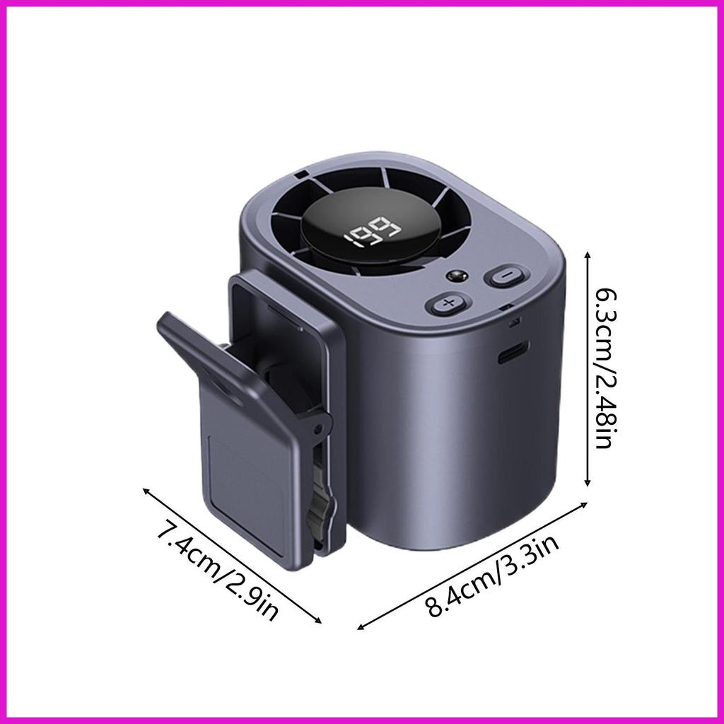 Quạt Cá Nhân 199 Tốc Độ Xoay 360 Làm Mát Di Động Quạt Cầm Tay Phụ Kiện Du Lịch Cho Xe Ô Tô Văn Phòng lyuvn