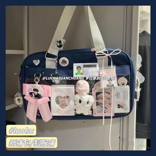 Original DIY Pain Bag jk Commuter College Sports All-Match Daily School Feeling Original DIY Pain Bag jk Hot Girl Nhật Bản Hai Chiều Đồng Phục Một Vai Đi Lại Thể Thao Đại Học Phù Hợp Với Cảm Giác Học Hàng Ngày