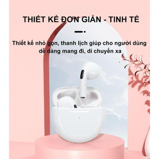 Tai nghe bluetooth tws Pro 6 không dây mini âm thanh hifi cảm ứng thông minh phong cách thể thao