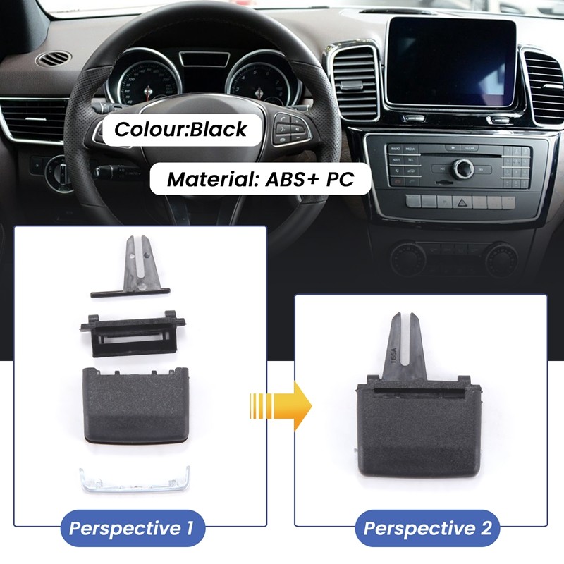Cho W166 ML Auto Car Front Center A / C Air Vent Outlet Tab Clip Repair Kit