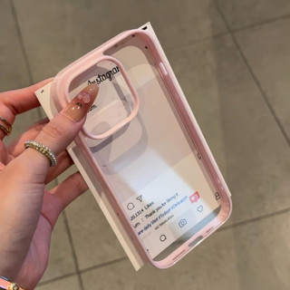 Dành Cho IPhone 17 16 15 14 Plus 13 12 11 Pro Max Đơn giản rắn màu macaron cặp vợ chồng Ốp Lưng Điện Thoại Mềm Mại