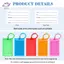 HFTOY Mềm Pvc Du Lịch Thẻ Hành Lý Máy Bay Màu Silicon Bán Buôn Vali Nhãn Phụ Kiện Túi Tên Thẻ Tay Áo ~