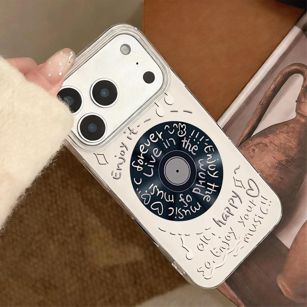 Màu đen Lotte cho 16 trường hợp iPhone 17Air Double Layer 14/13/11Pro