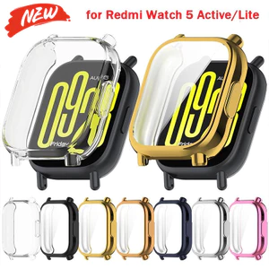 Ốp lưng TPU cho Redmi Watch 5 Active / 5 Lite bảo vệ màn hình ốp lưng phụ kiện đồng hồ