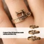 MỘT Máy May Nghệ Thuật Lấy Cảm Hứng Nhẫn May Theo Chủ Đề Dành Cho Nữ Yêu Phụ Kiện Độc Đáo Và