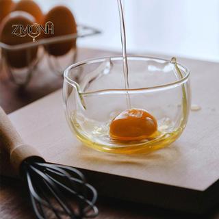 ZMONH 350 / 600ml Bát Trà Trong Suốt Hai Lớp Có Vòi, Chịu Nhiệt, Dùng Lò Vi Sóng, Bát Matcha Nhật Bản, Bát Trộn Salad