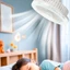 Đèn quạt trần ổ cắm E27 đa chức năng exhila cho ký túc xá văn phòng tại nhà