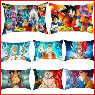 ST2 Dragon Ball Anime Hình Chữ Nhật 30x50CM Gối Sofa Ô Tô Đệm Trang Trí Nhà Son Goku Bejīta Pillowc