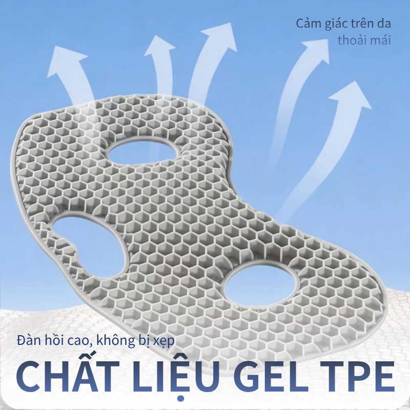 Ghế Chống Gù Lưng Công Thái Học - Giảm Đau Mỏi Vai Gáy, Chất Liệu TPE Cao Cấp, Lý Tưởng Cho Văn Phòng Và Học Tập
