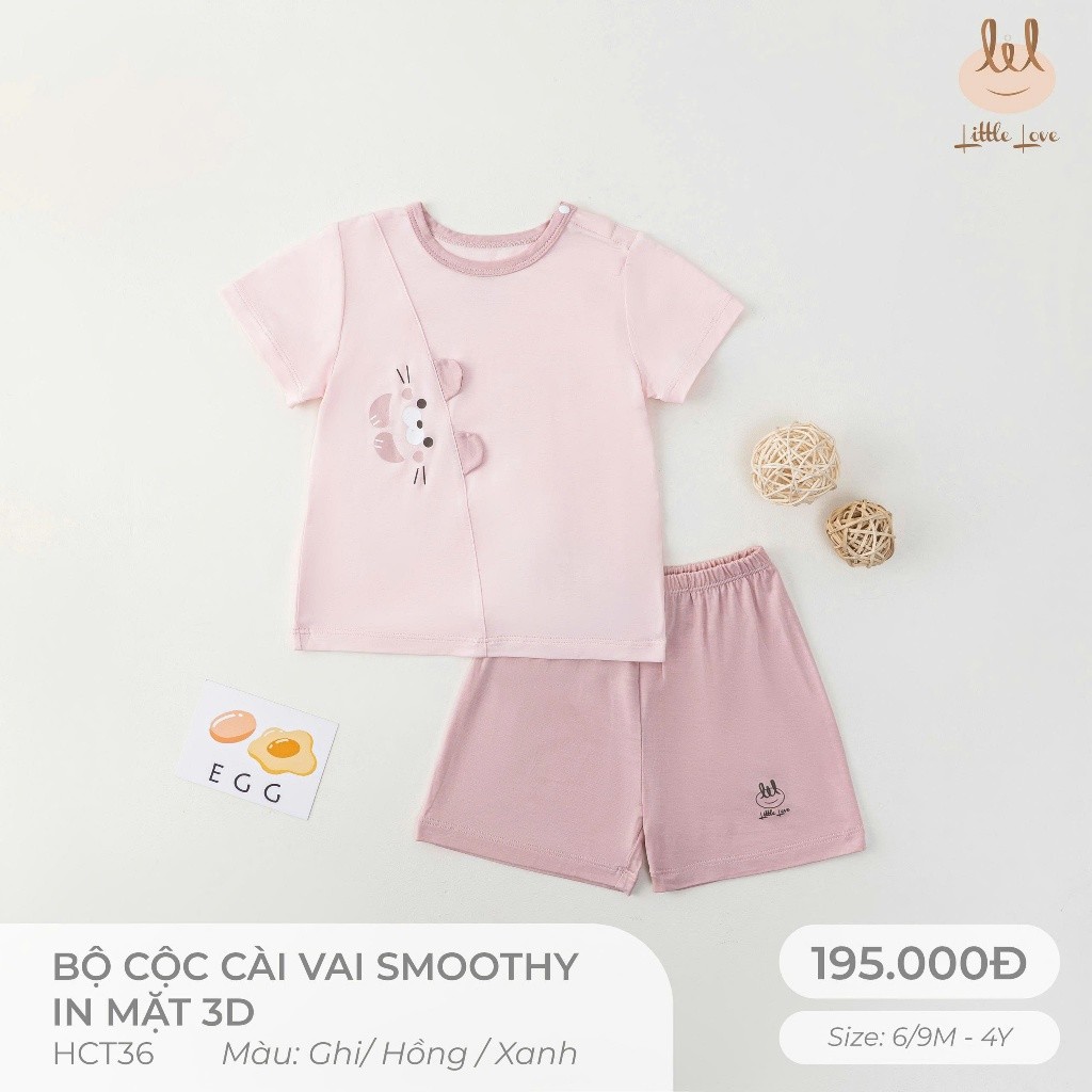 BỘ CỘC TAY VẢI SỢI TRE KHÁNG KHUẨN[ SIÊU MỀM, MÁT, MỊN CO DÃN VÀ THẤM HÚT TỐT] SZ CHO BÉ TỪ 6/9M - 4Y (HCT36)