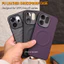 Dành Cho OPPO Reno 15 15F Pro Max 5G Vỏ Họa Tiết Sợi Carbon Da Từ Tính Vỏ Điện Thoại Cứng