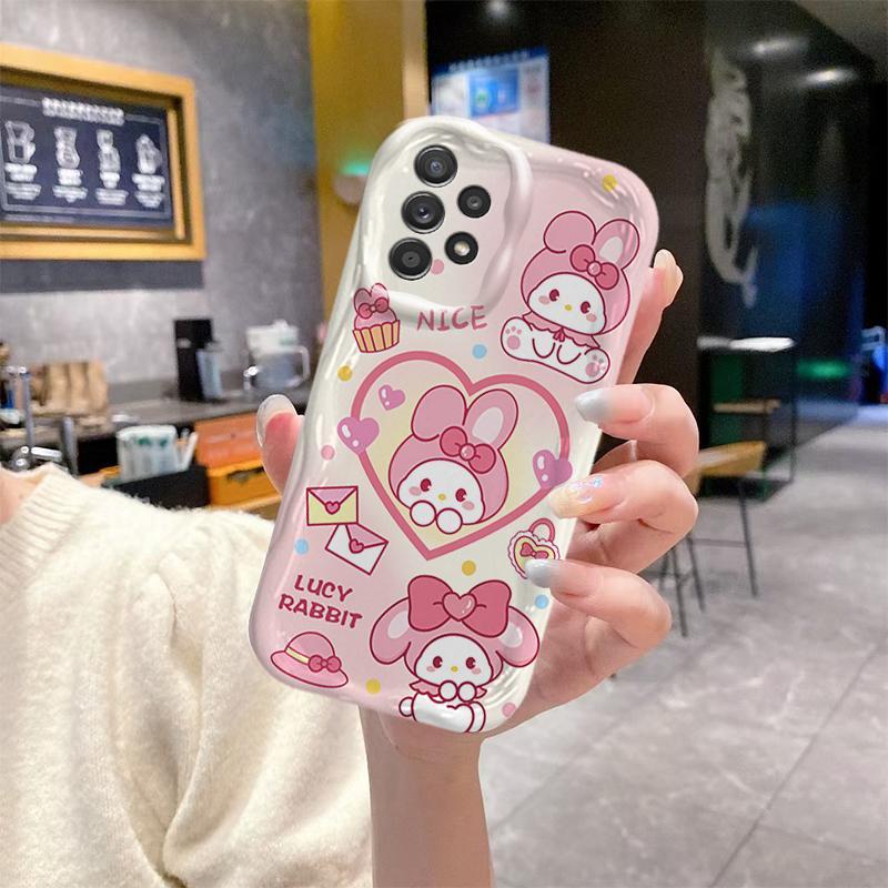 Ốp Silicon Hoạt Hình Cho Samsung A13 A23 A33 A32 A52 A52S 5G 3D TPU Mềm Sanrio Kuromi Cặp Đôi My Melody Vỏ Điện Thoại Chống Sốc