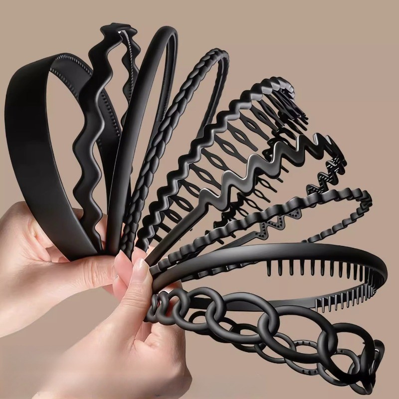 Băng đô rửa mặt thời trang Black Wave Hàn Quốc dành cho nam