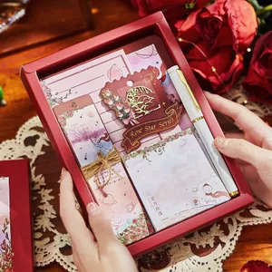 The Little Prince Rose Sổ tay Hộp quà tặng Thư tay Bộ sổ tay có giá trị cao Sổ tay quà tặng sinh viên Sổ tay