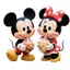 Dễ Thương Mickey Minnie Uống Trà Sữa Dán Tường Dán Tường Tự Dính Dán Xe Ô Tô Chống Thấm Nước Chống Nắng Phòng Trẻ Em Phòng Ngủ Nhà Cho Thuê 26.3.26