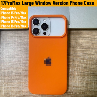 Thay đổi sang 17 Pro Max Vỏ điện thoại mờ màu trơn cửa sổ lớn Tương thích với iPhone 13 14 15 Pro Max