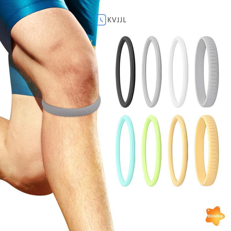 Dây đeo đầu gối Silicone mỏng - Hỗ trợ giảm đau khi chơi thể thao như bóng rổ và chạy bộ