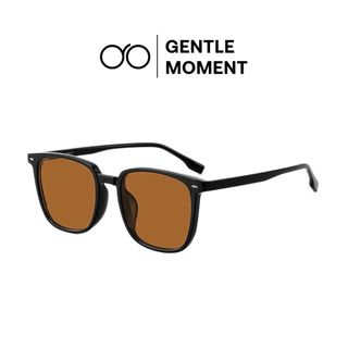 Kính râm gọng vuông chống tia UV GENTLE MOMENT kính mát thời trang nam nữ gọng nhựa cao cấp GMX162